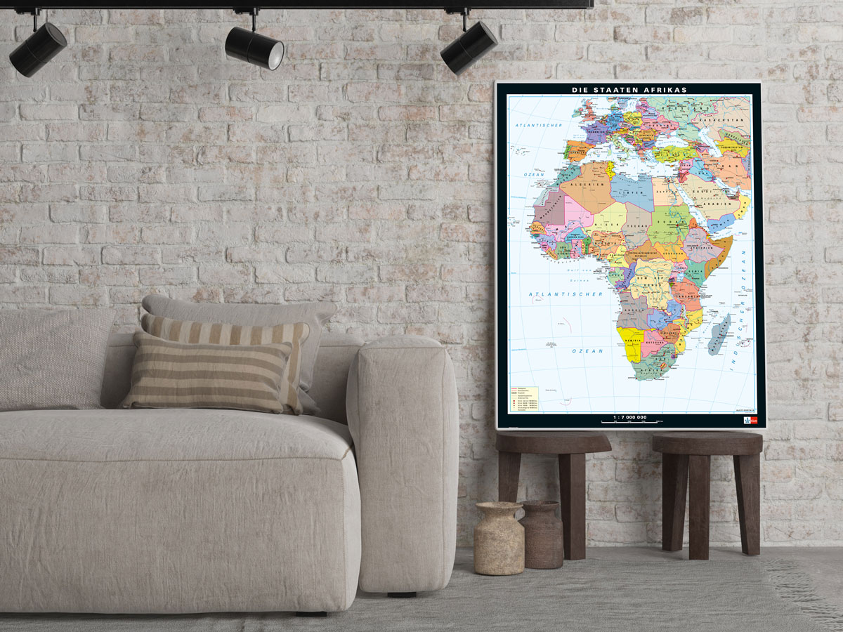 Afrika Wandkarte Klett
